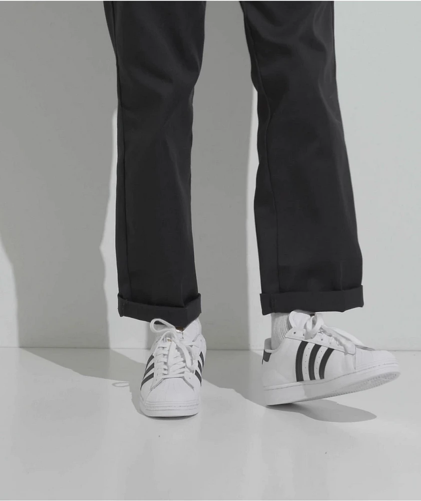 adidas Superstar ADV White & Black Skate Shoes