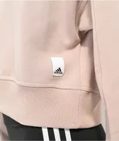 adidas Taupe Crop Crewneck Sweatshirt