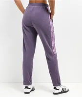 adidas Tiro Purple Fleece Sweatpants