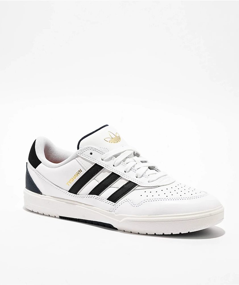 adidas Tyshawn II Cloud White, Core Black & Collegiate Navy Skate Shoes