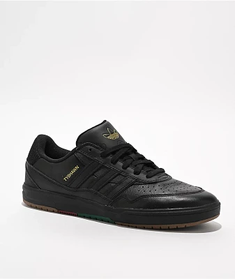 adidas Tyshawn II Core Black & Gum Skate Shoes