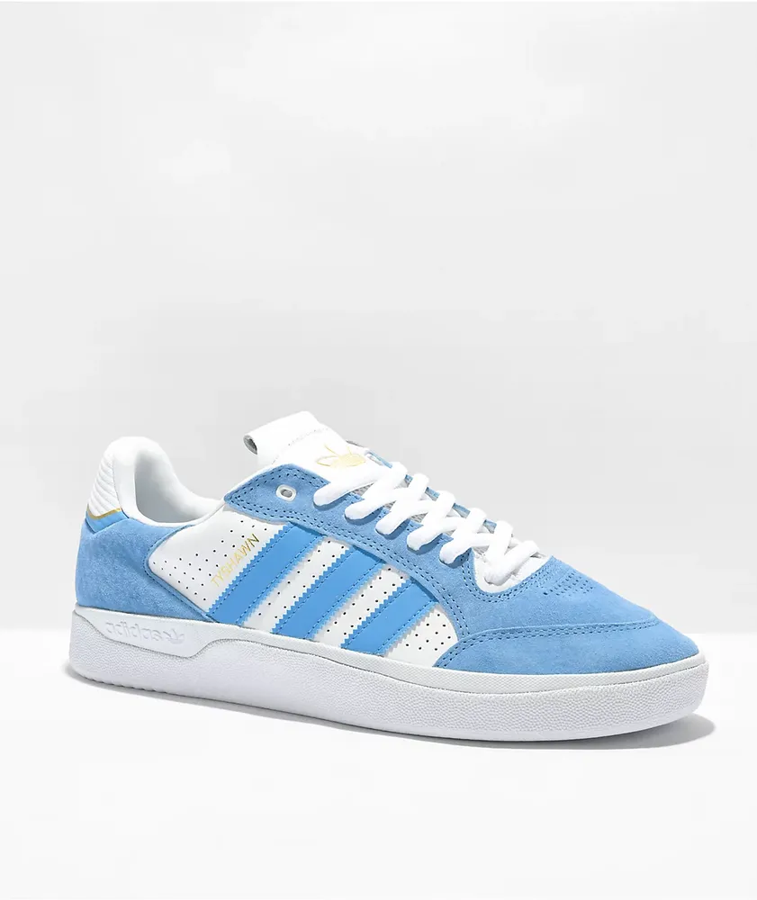 adidas Tyshawn Low Sky Blue & White Shoes