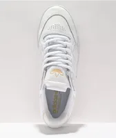 adidas Tyshawn Low Triple White & Gold Shoes