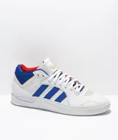 adidas Tyshawn Split White, Red & Blue Shoes