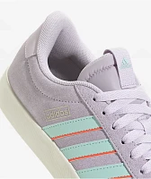 adidas VL Court 3.0 Lavender & Aqua Shoes