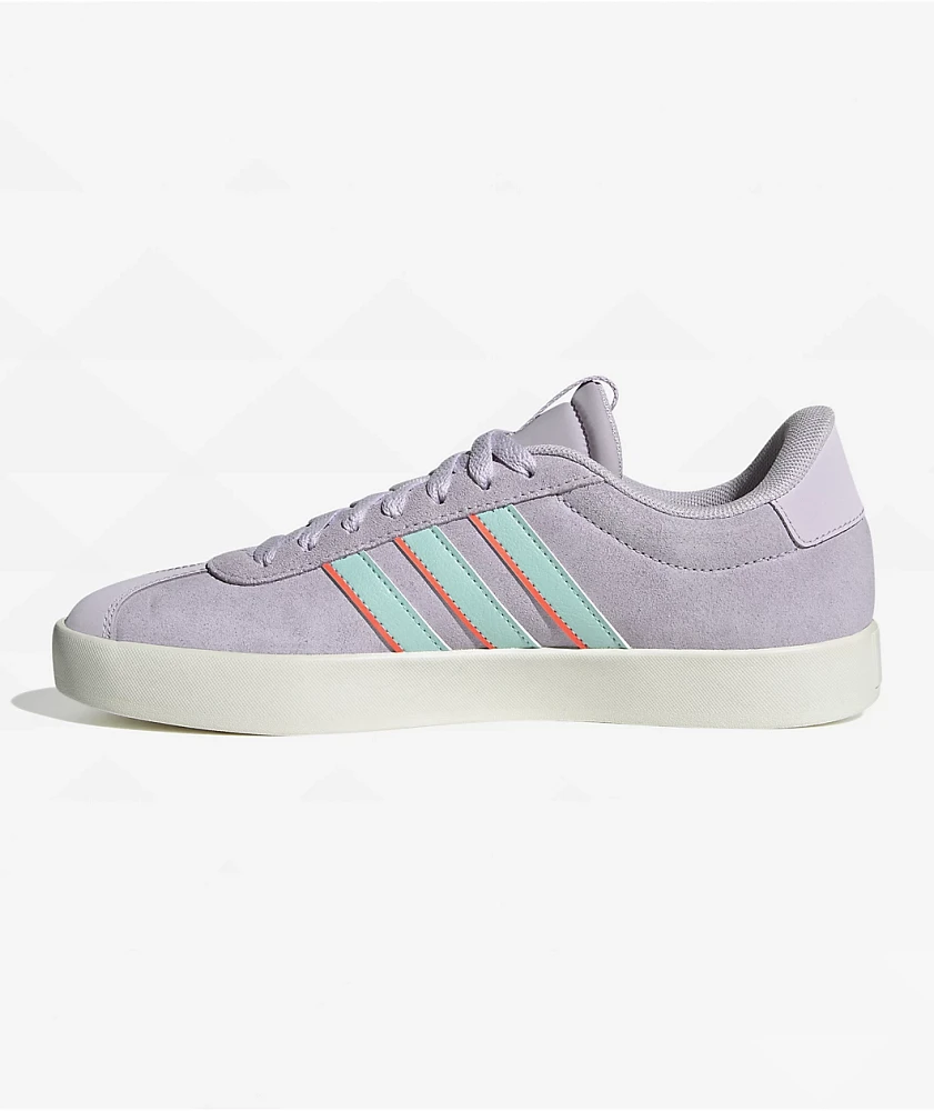 adidas VL Court 3.0 Lavender & Aqua Shoes