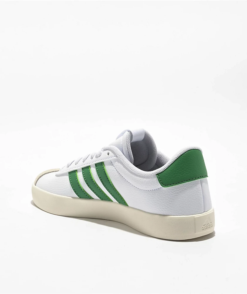 adidas VL Court 3.0 Low White & Green Shoes