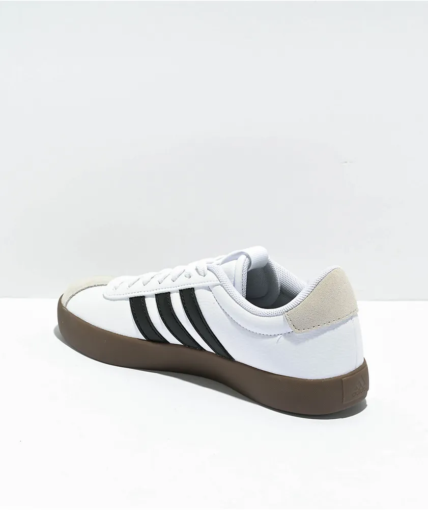 adidas VL Court 3.0 White Skate Shoes