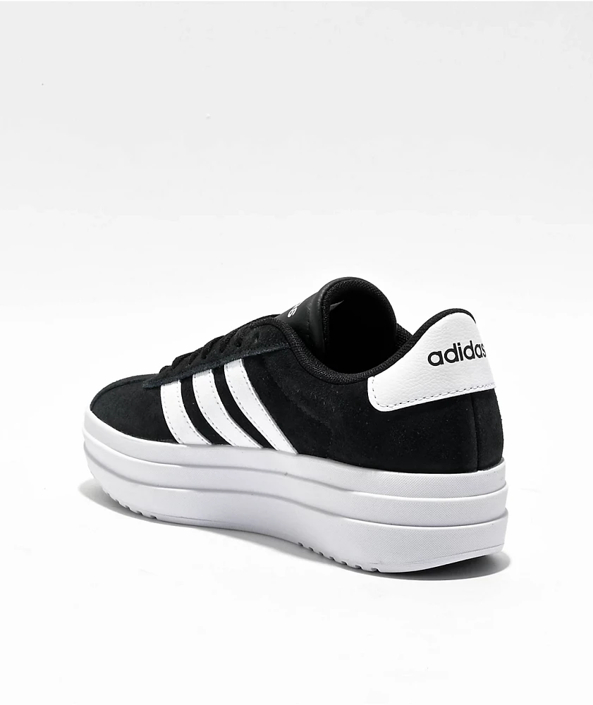 adidas VL Court Bold Black & White Platform Shoes