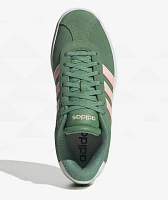 adidas VL Court Bold Green & Pink Shoes