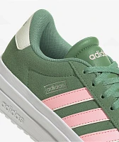 adidas VL Court Bold Green & Pink Shoes