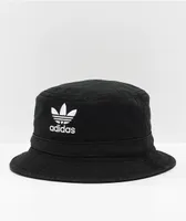 adidas Washed Black Bucket Hat 