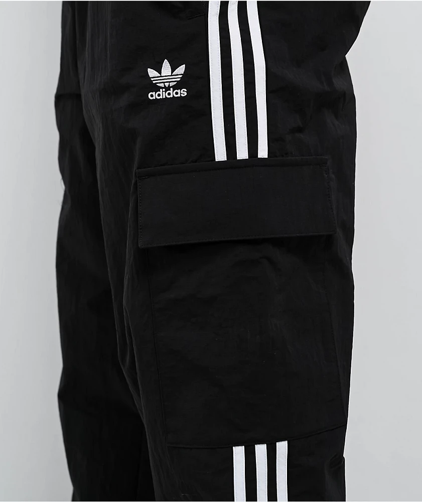 adidas adicolor 3-Stripe Black Cargo Pants