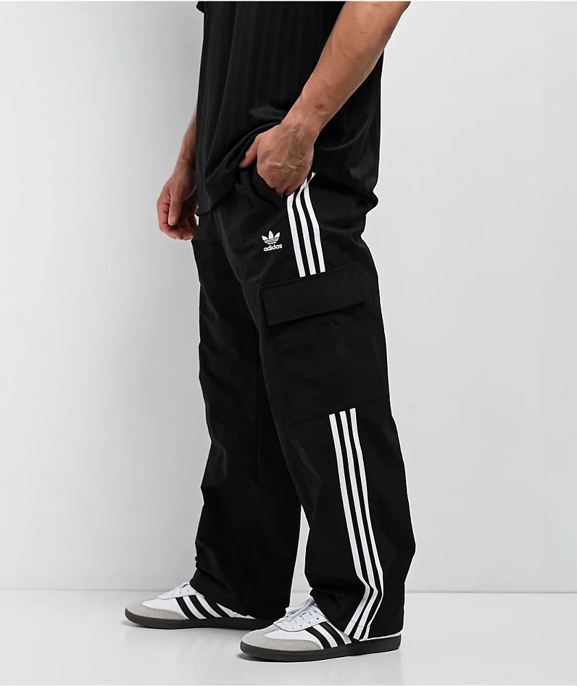 adidas adicolor 3-Stripe Black Cargo Pants