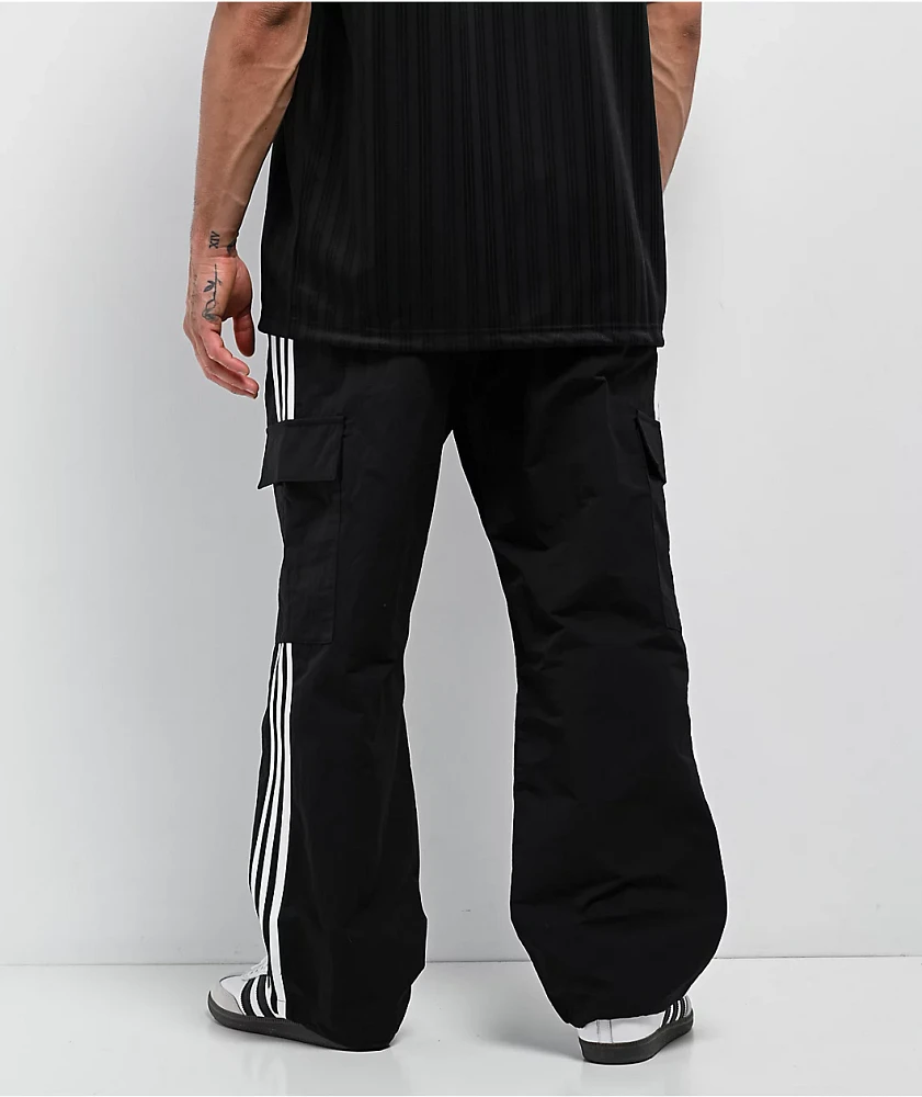 adidas adicolor 3-Stripe Black Cargo Pants