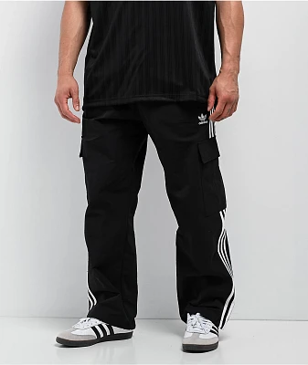 adidas adicolor 3-Stripe Black Cargo Pants