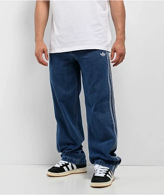 adidas adicolor Firebird Medium Blue Denim Jeans