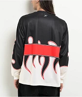 adidas x 100 Thieves Black, White & Red Long Sleeve T-Shirt