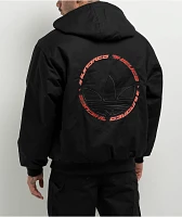 adidas x 100 Thieves Black Hooded Work Jacket