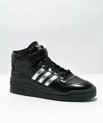adidas x Heitor Da Silva Forum 84 ADV Mid Black & Silver Skate Shoes