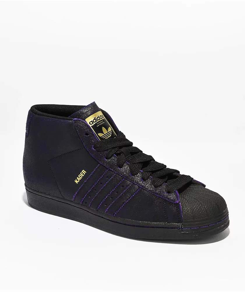 adidas x Kader Sylla Pro Model ADV Black & Purple Skate Shoes
