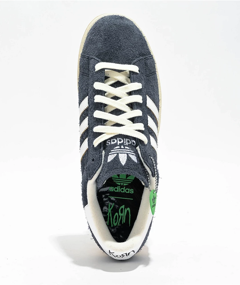 adidas x KoRn Campus 2 Carbon & White Shoes