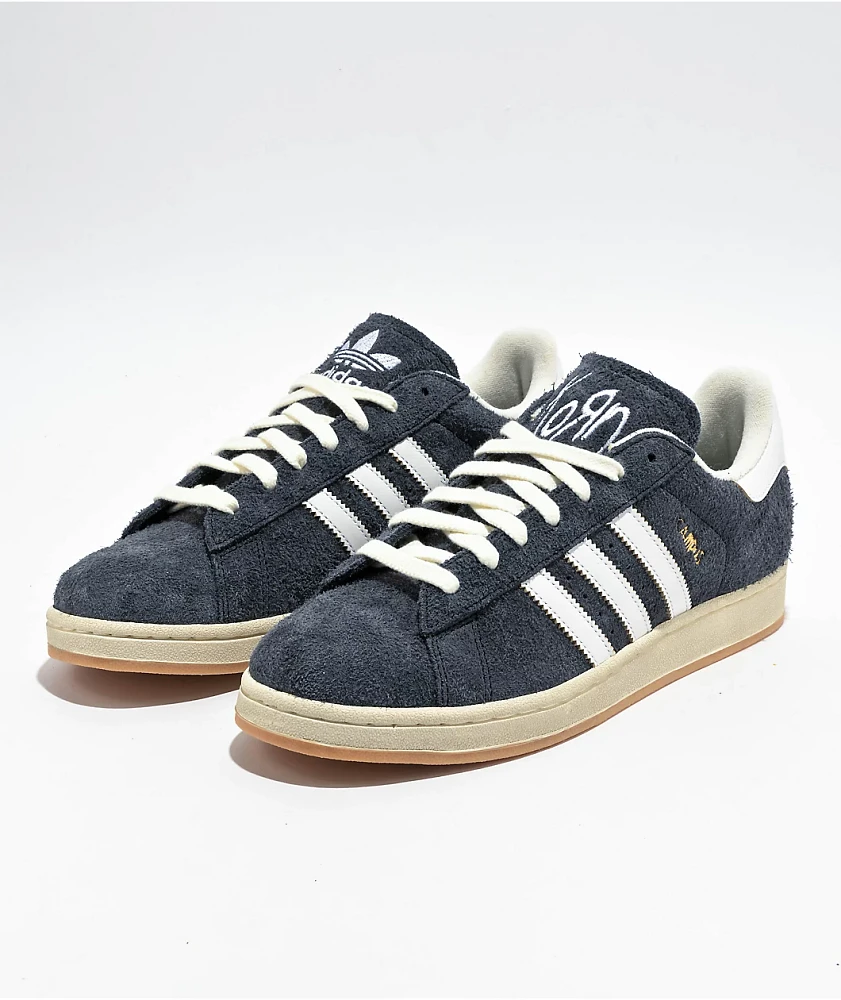 adidas x KoRn Campus 2 Carbon & White Shoes