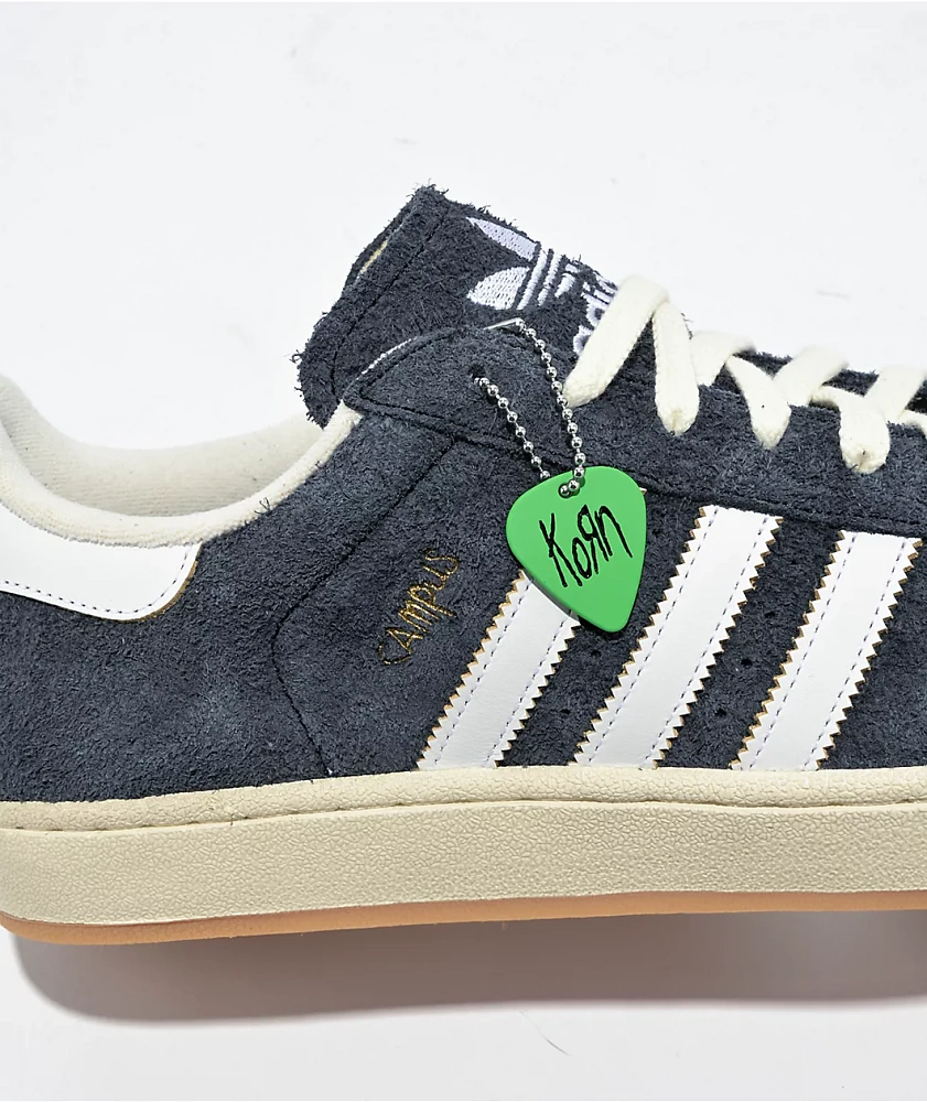 adidas x KoRn Campus 2 Carbon & White Shoes