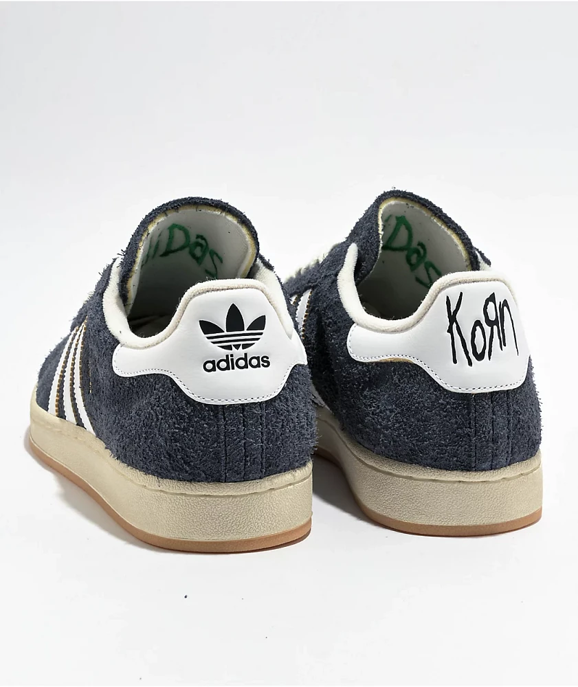 adidas x KoRn Campus 2 Carbon & White Shoes