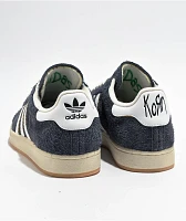 adidas x KoRn Campus 2 Carbon & White Shoes