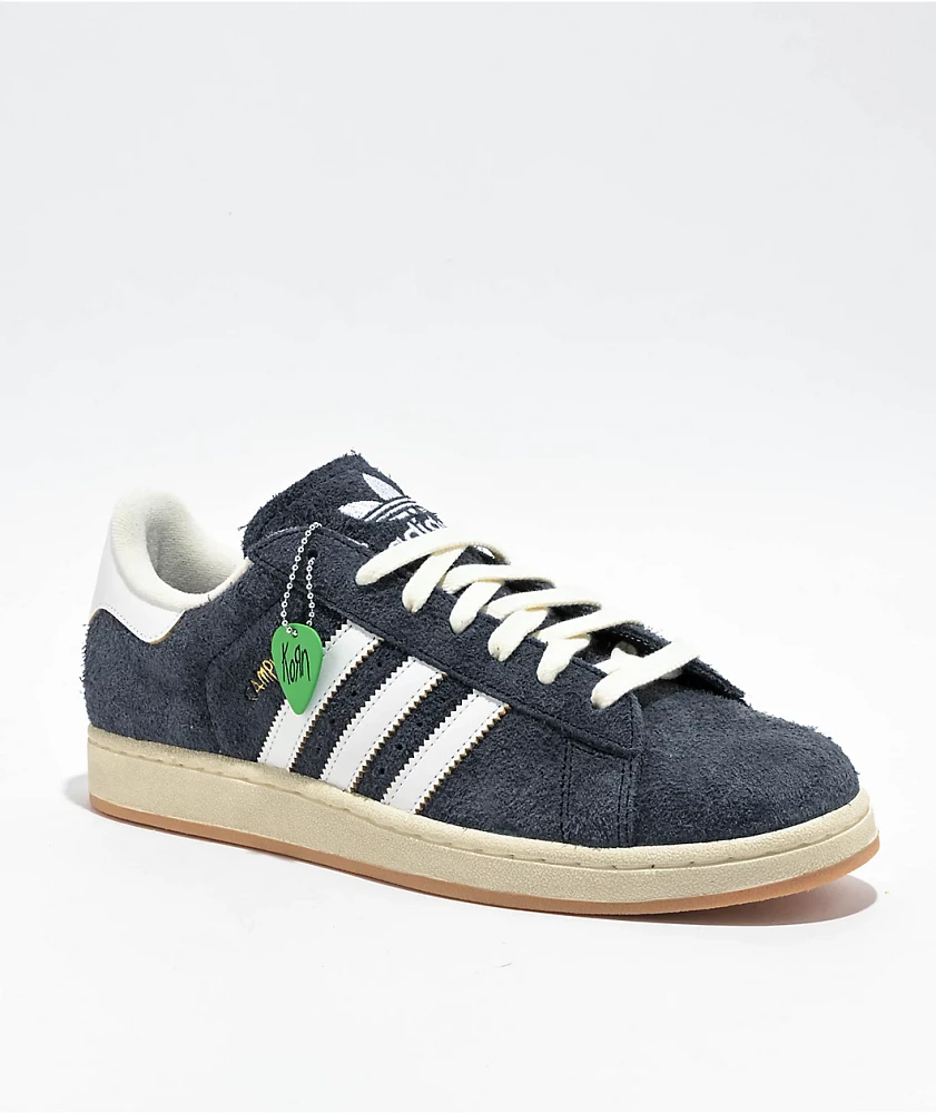 adidas x KoRn Campus 2 Carbon & White Shoes