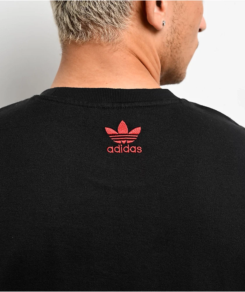 adidas x Korn Black 2fer Long Sleeve T-Shirt