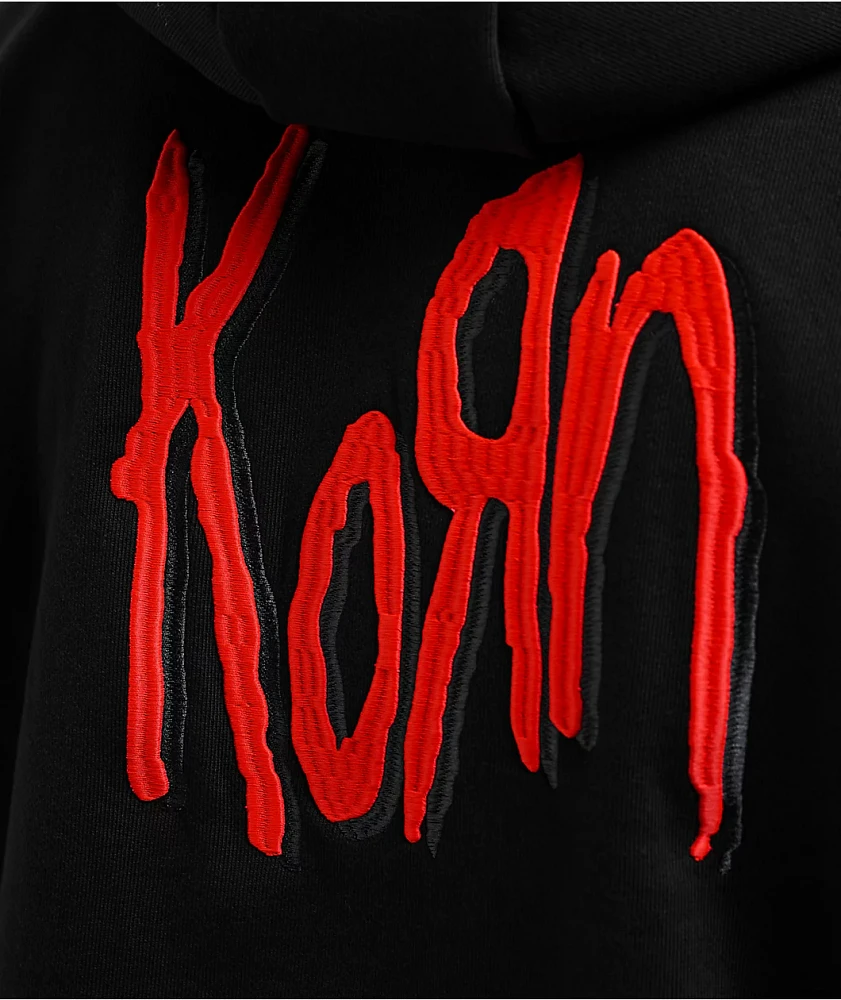 adidas x Korn Embroidered Black Hoodie