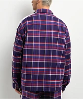 adidas x Korn Purple & Red Flannel Shirt