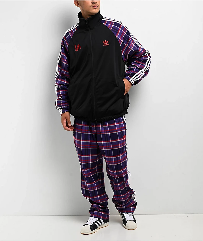 adidas x Korn Reversible Black, Red & Purple Track Jacket