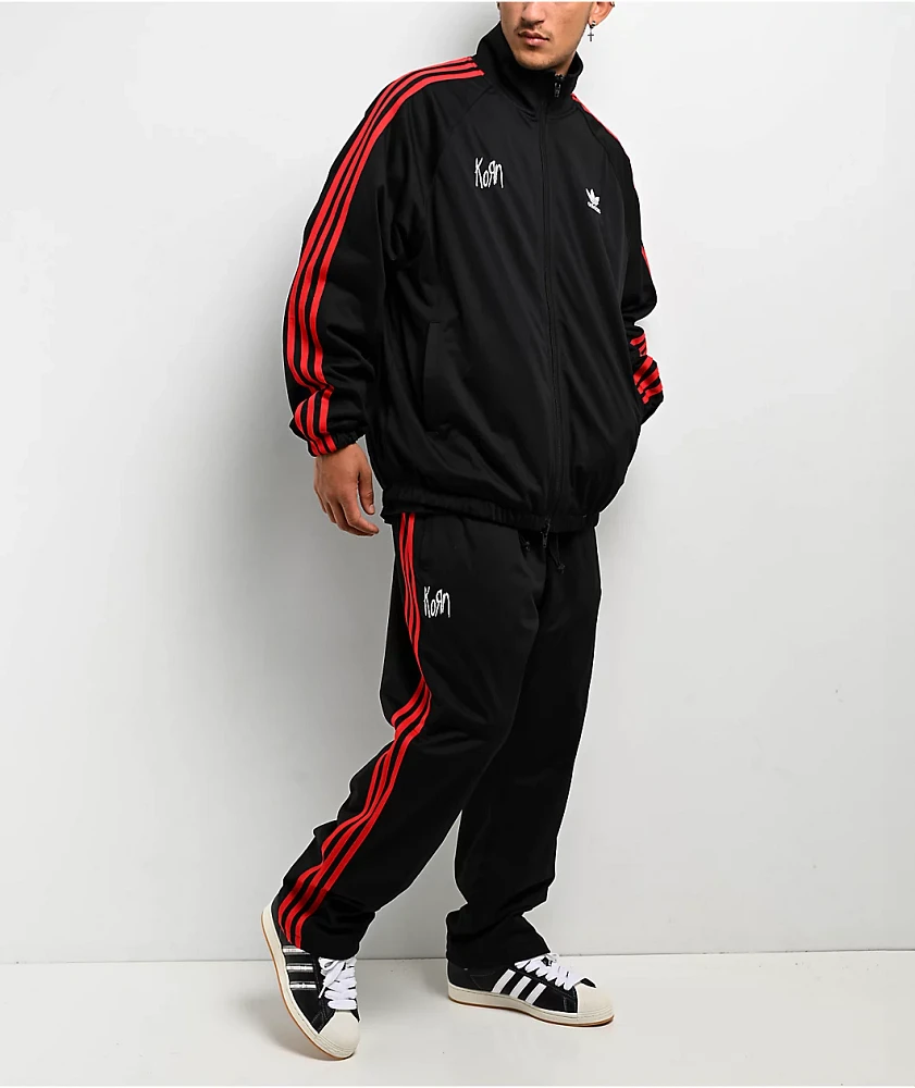 adidas x Korn Reversible Black, Red & Purple Track Jacket