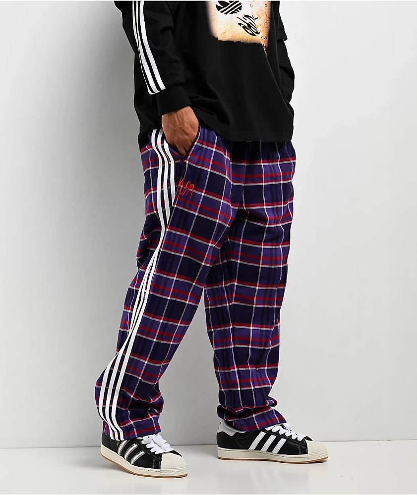 adidas x Korn Reversible Black & Plaid Track Pants