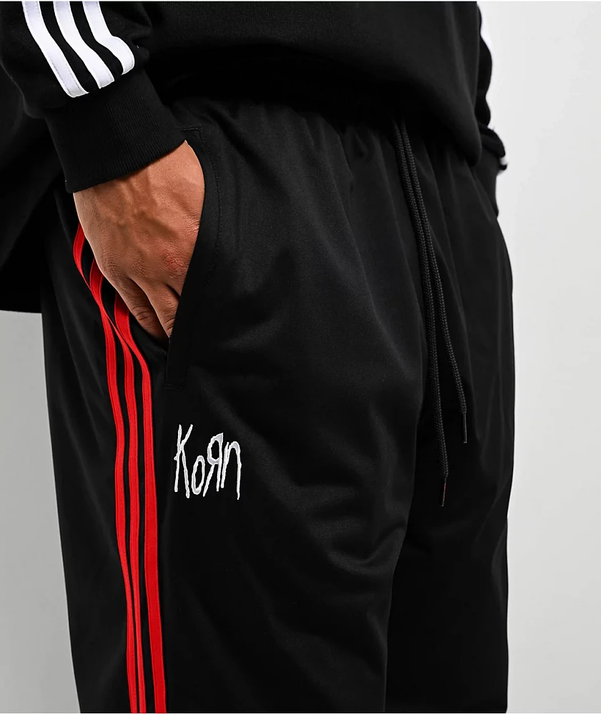 adidas x Korn Reversible Black & Plaid Track Pants