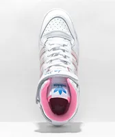 adidas x Maxallure Forum 84 Mid Lil Dre White & Pink Skate Shoes