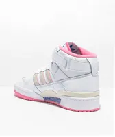 adidas x Maxallure Forum 84 Mid Lil Dre White & Pink Skate Shoes