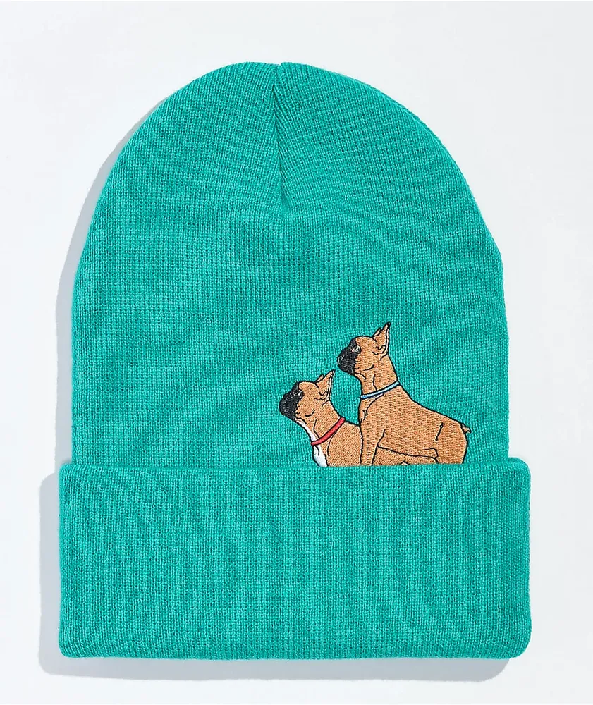 ambsn Doggy Light Blue Beanie