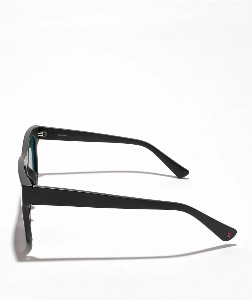 dime. 001 Matte Black & Red Polarized Sunglasses