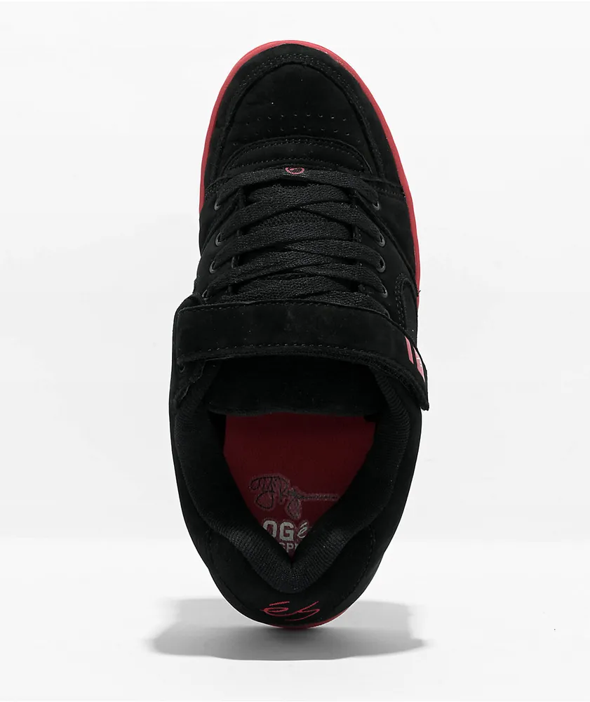 eS Accel OG Plus Black & Red Skate Shoes