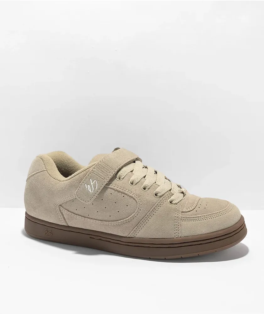 eS Accel OG Plus Tan & Gum Skate Shoes