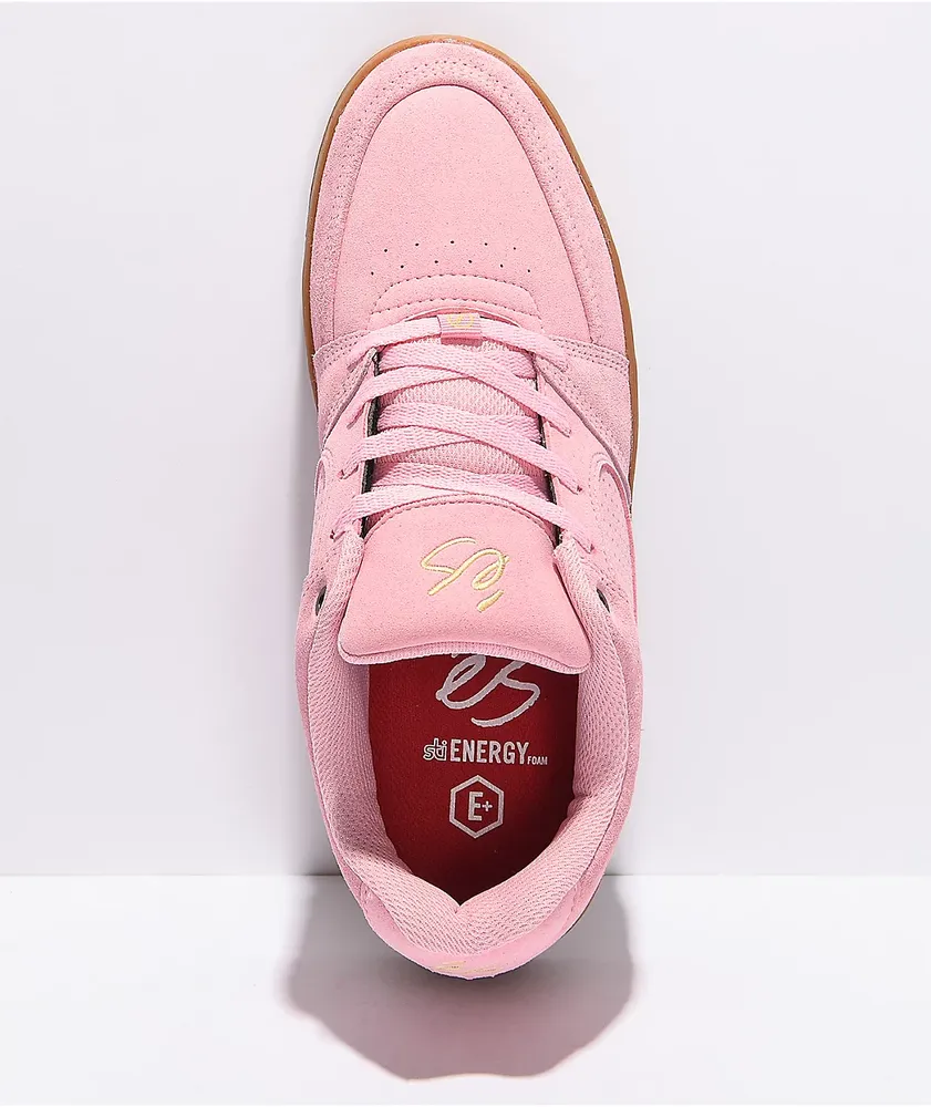 eS Accel Slim Pink & Gum Skate Shoes