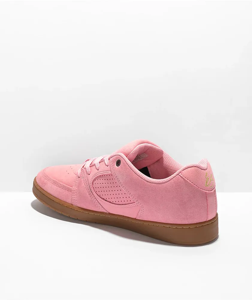 eS Accel Slim Pink & Gum Skate Shoes