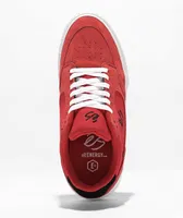 eS Caspian Red & White Skate Shoes