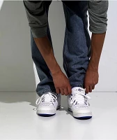 eS Creager White & Blue Skate Shoes