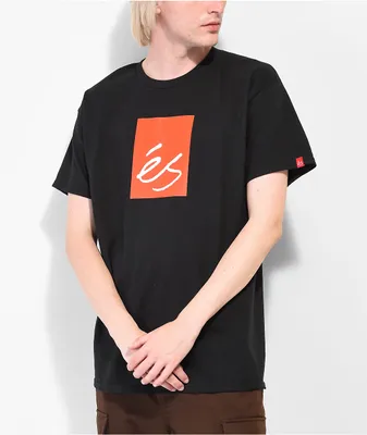 eS Main Block Black T-Shirt