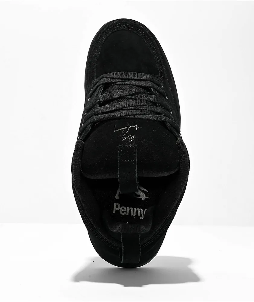 eS Penny 2 Black Suede Skate Shoes